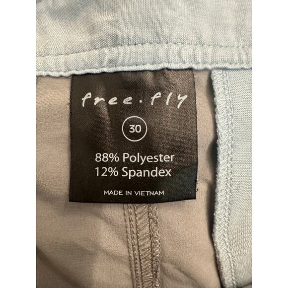 FREE FLY men’s golf performance shorts in gray size 30 - Picture 6 of 7